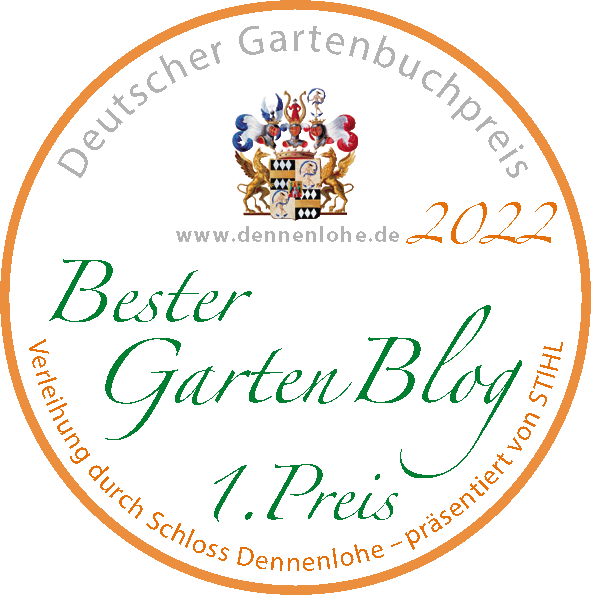 Deutscher Gartenbuchpreis
Bester Gartenblog 2022 - 1.Preis
