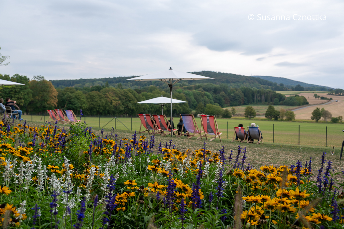 Blick vom Panoramaweg der Landesgartenschau Bad Nenndorf auf den Deister Blick vom Panoramaweg der Landesgartenschau Bad Nenndorf auf den Deister