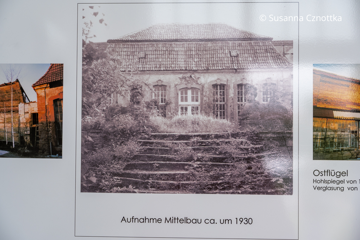 Aufnahme der Orangerie im Barockdorf Bendeleben um 1930