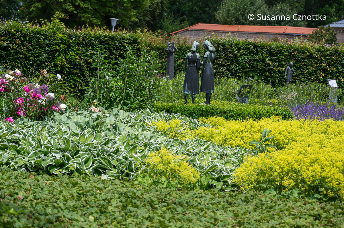 Blick in den Skulpturengarten im egapark Erfurt Blick in den Skulpturengarten im egapark Erfurt
