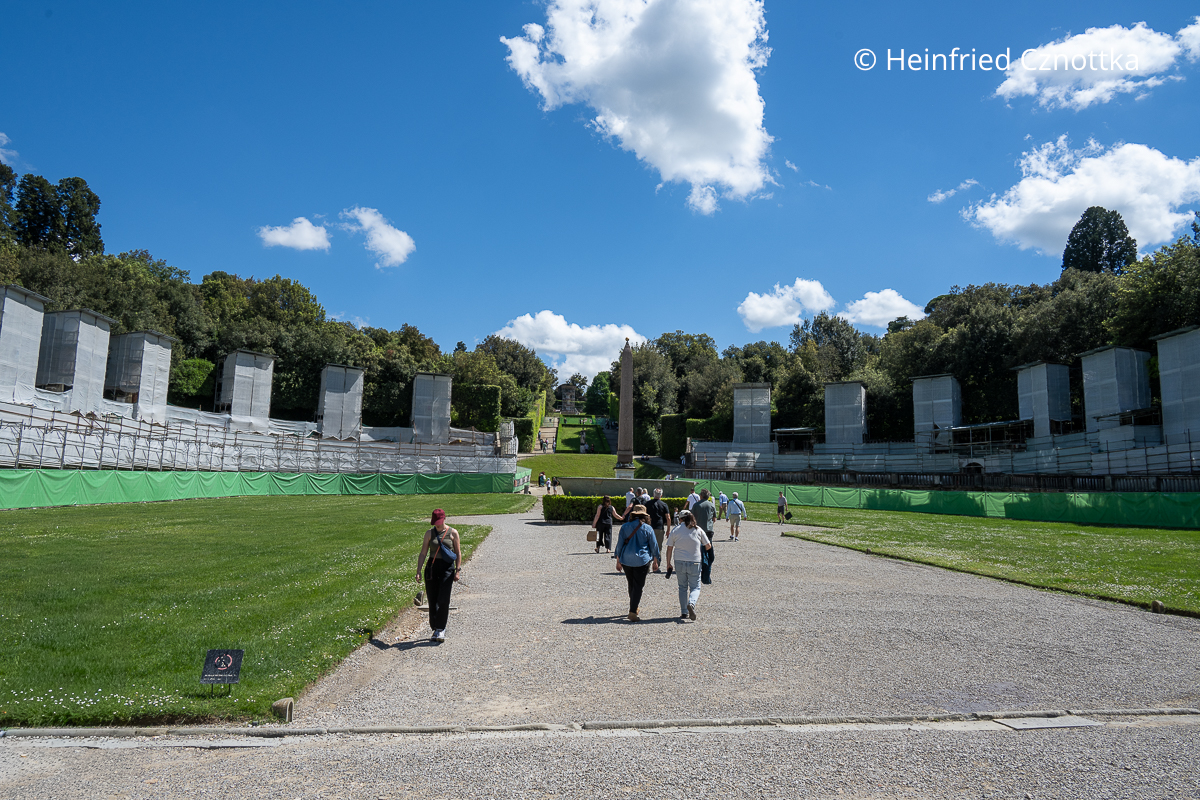 Im Amphitheater des Giardino di Boboli, Florenz Im Amphitheater des Giardino di Boboli, Florenz