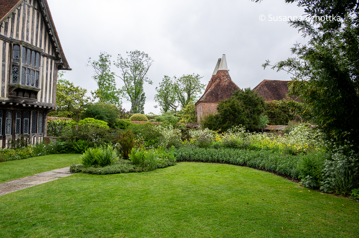 Oasthouses, Gebäude zum Darren von Hopfen in Great Dixter