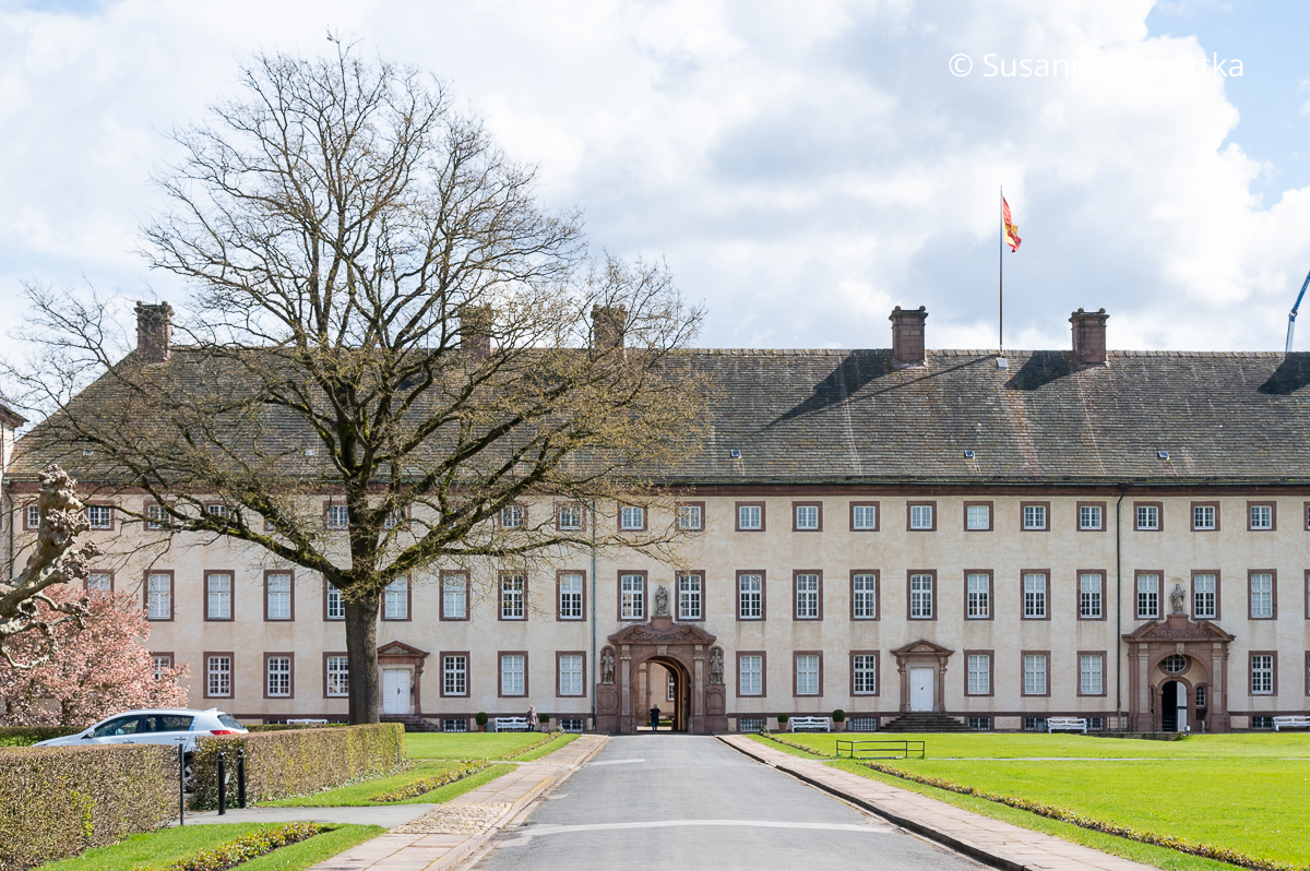 Eingang zur Landesgartenschau Höxter: Schloss Corvey