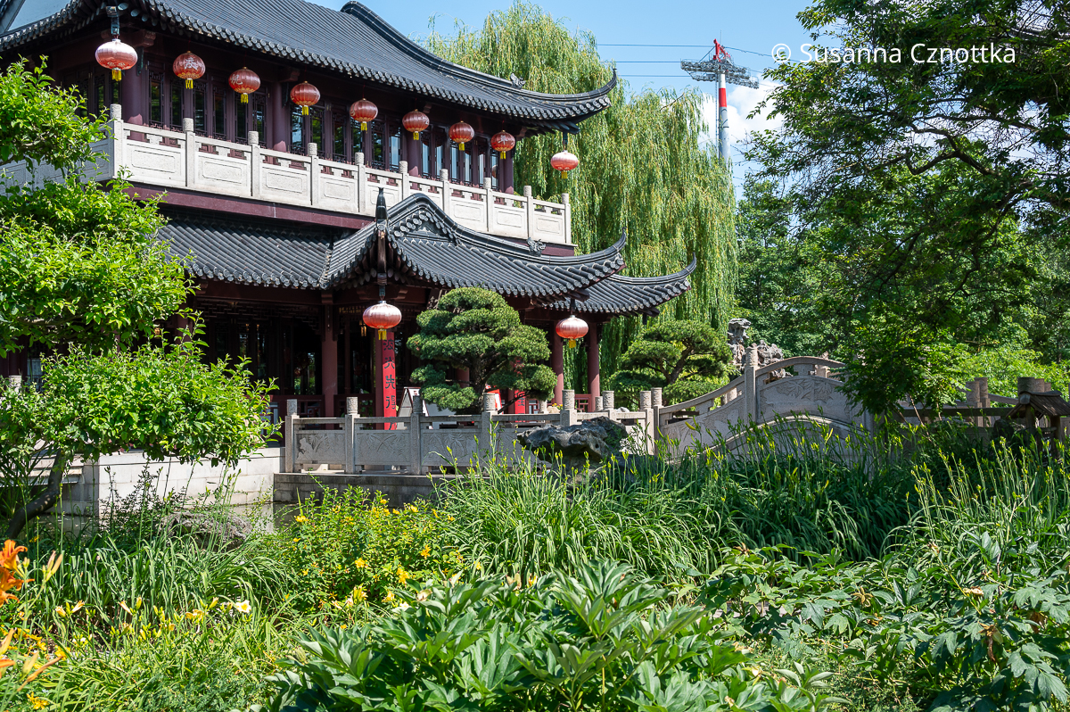 Chinesisches Teehaus im Luisenpark in Mannheim