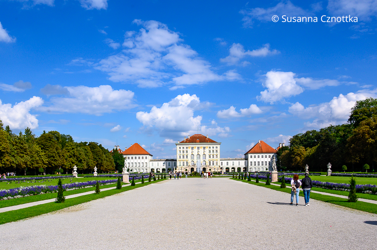 Sichtachse im Barockgarten: Schloss Nymphenburg