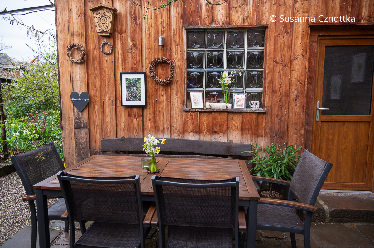 Ein Sitzplatz im Garten