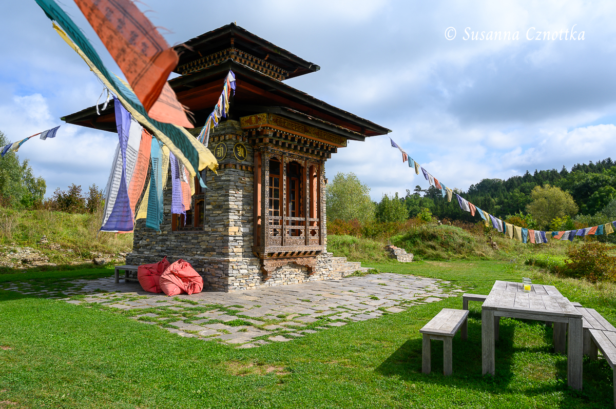 Pagode aus Bhutan, Schloss Dennenlohe